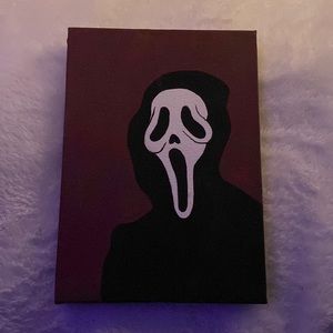 ghostface acrylic painting